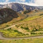 Long And Windy Road For RV Trip