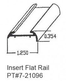 RV Insert Flat Rail PT#7-21096