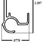 RV Large Insert Drip with Awning Rail PT#7-21098