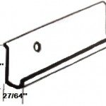 Raw Aluminum Vintage RV Drip Rail Molding