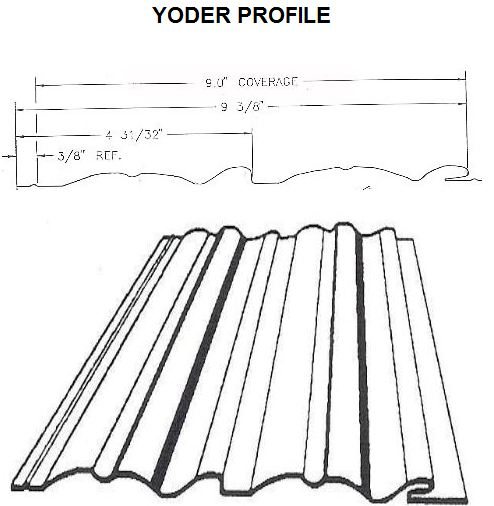 Yoder Profile Yoder Profile RV Siding Pattern