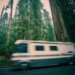 Slo-Motion Picture of an RV