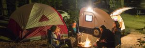 Camping trailer for the simple camper