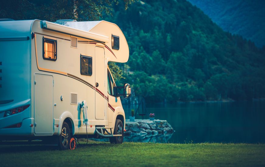 Clean interior of RV